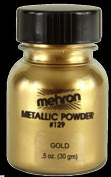 Mehron - Metallic Powder with Mixing Liquid Gold
