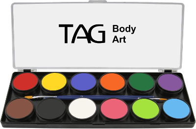 Face Paint Kit Palette Art Painting For Makeup 12 Colours Professional
